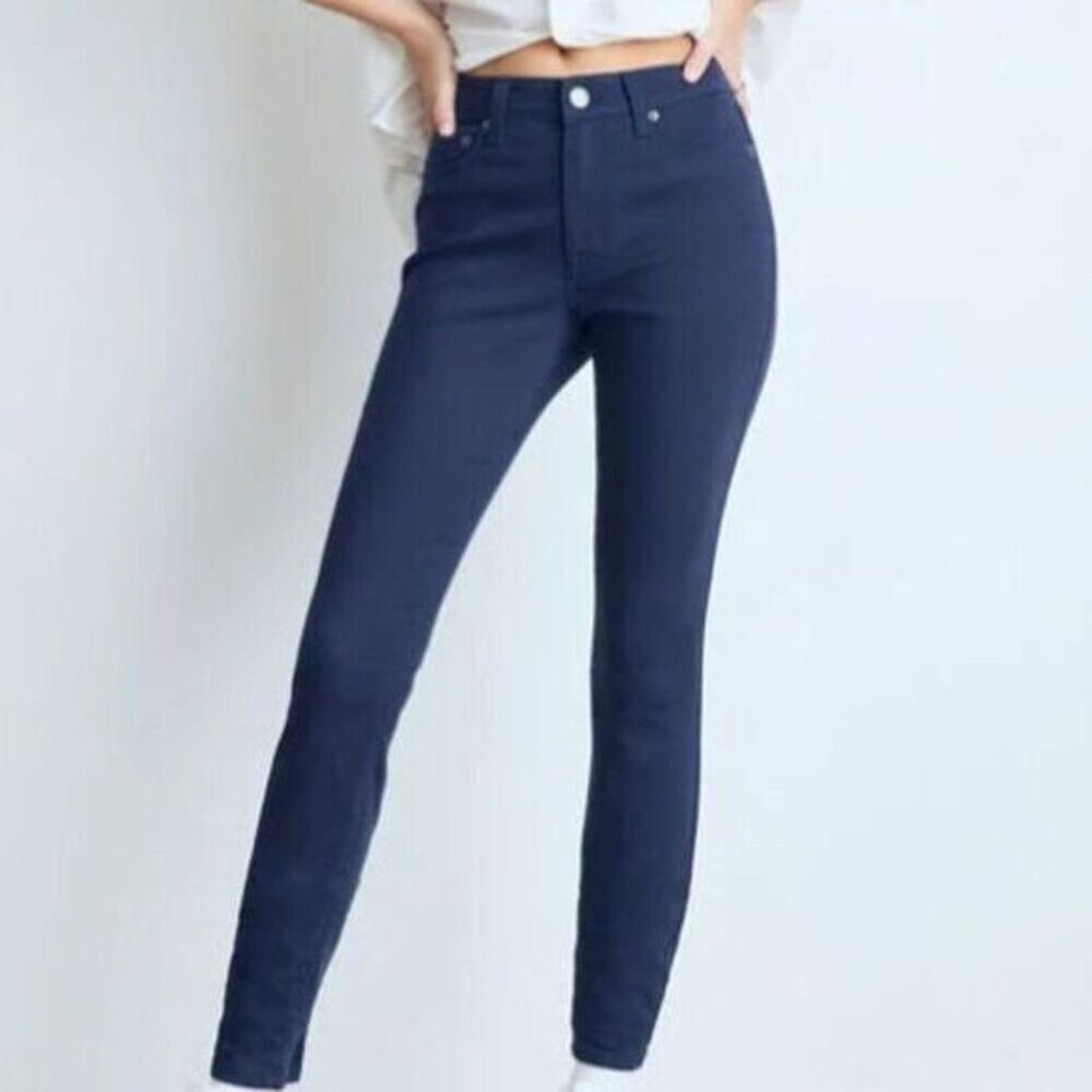 Aeropostale Womens Curvy Fit Skinny Jeans 28 Dark Wash Stretch Denim Classic Sty